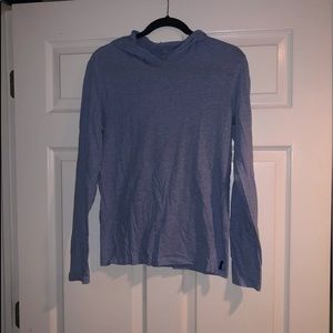 ARMANI EXCHANGE A|X Light Blue Hooded Pullover